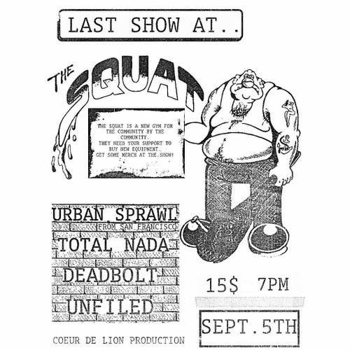 Urban Sprawl, Total Nada, Deadbolt, Unfiled