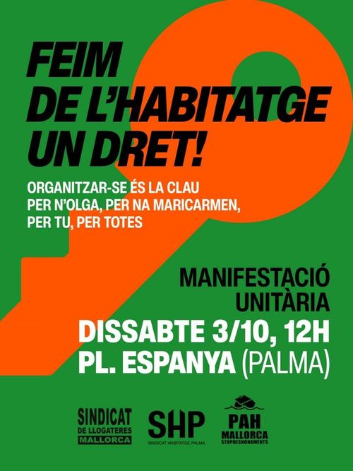 FEM DE L'HABITATGE UN DRET!