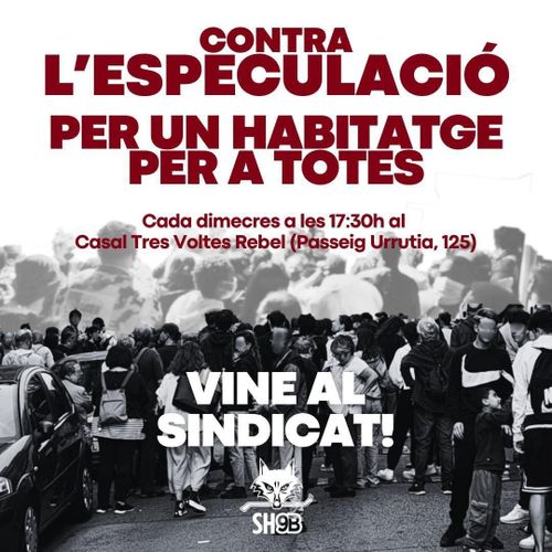 assemblea setmanal sindicat d'habitatge de nou barris