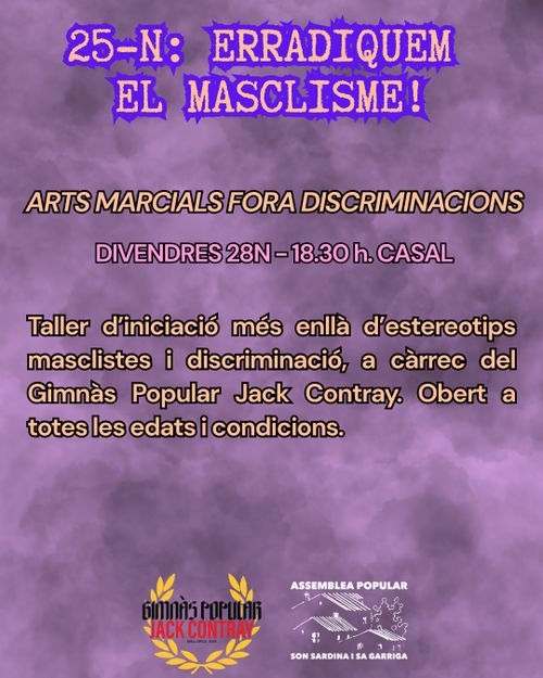 ARTS MARCIALS FORA DISCRIMINACIONS 
