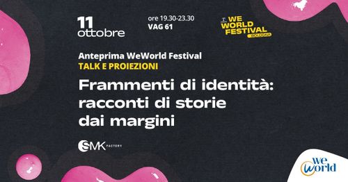 WeWorld Festival Bologna – Anteprima a Vag61