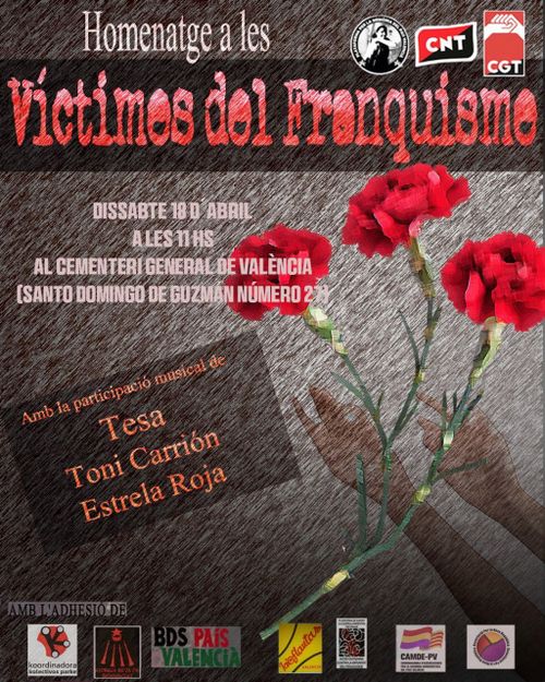 Homenatge a les víctimes del franquisme