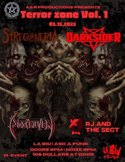 Stregoneria + Darksider + Post Luven + RJ and The Sect @LaBiu