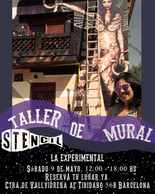 ✨ ¡El taller de MURAL en La Expe sábado 9 de mayo! ✨