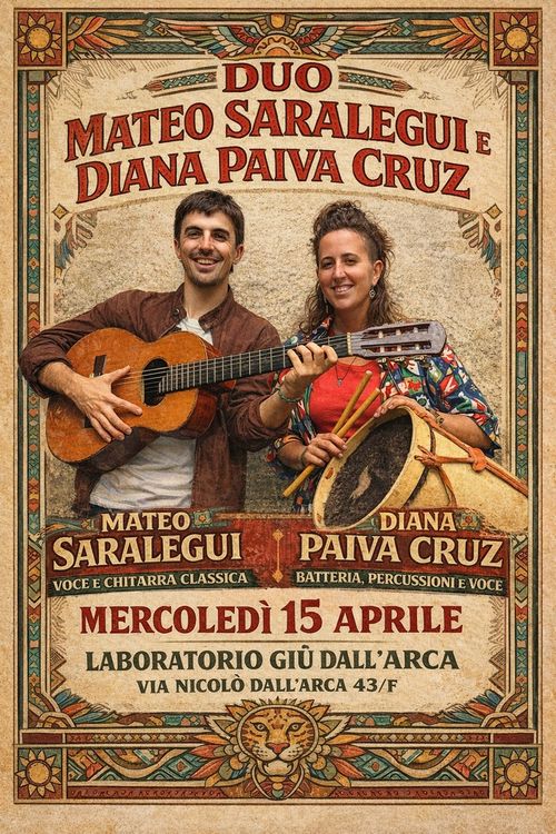 Duo Mateo Saralegui e Diana Paiva Cruz 
