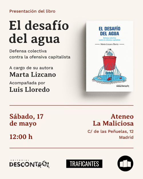 Presentación del libro "El desafío del agua: Defensa colectiva contra la ofensiva capitalista"