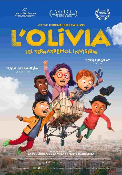 Projecció de la pel·lícula L'Olívia i el terratrèmol invisible 🏚️