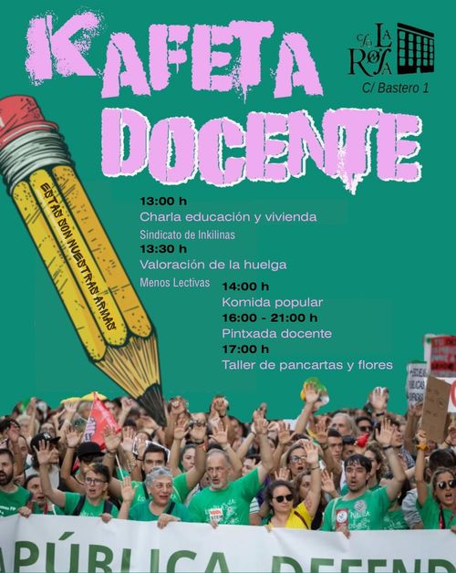 KAFETA DOCENTE EN CSO LA ROSA