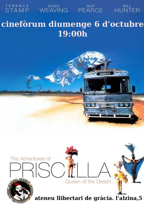 cinefòrum LAS AVENTURAS DE PRISCILLA, REINA DEL DESIERTO