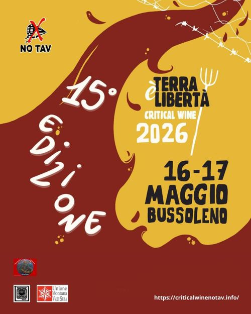 Critical Wine NO TAV 2026