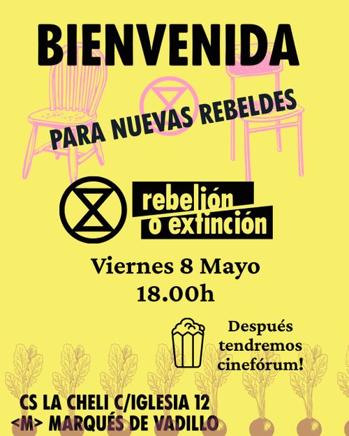 Bienvenida Rebelión o Extinción