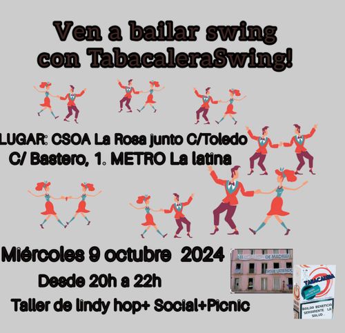 Ven a bailar swing con TabacaleraSwing 