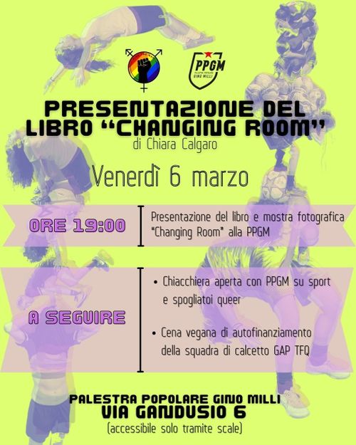 "Changing Room": presentazione del libro di Chiara Calgaro 