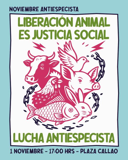 Manifestación 1N Antiespecista