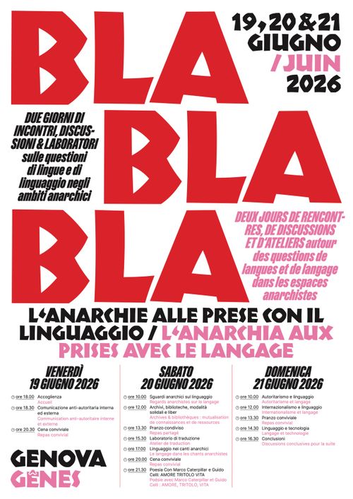 L'anarchia alle prese con il linguaggio