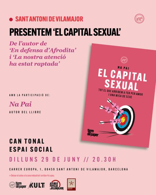 Presentació del llibre "El Capital Sexual" amb Na Pai, el seu autor