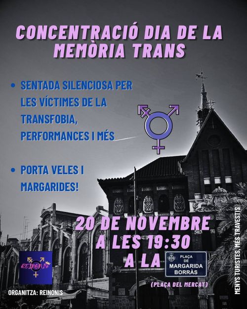 Concentració dia de la Memòria Trans