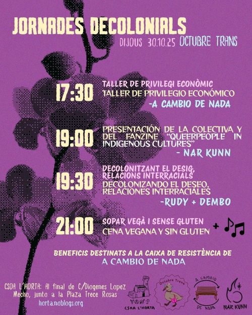 JORNADES DECOLONIALS -Tancament d'Octubre Trans