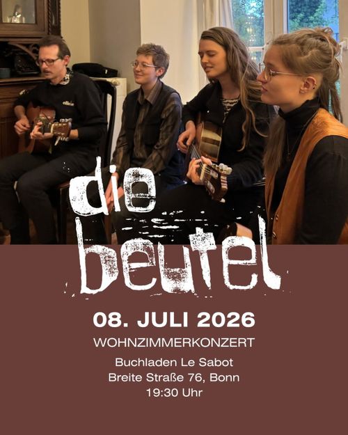 Lesetresen Spezial: Wohnzimmerkonzert mit “Die Beutel”