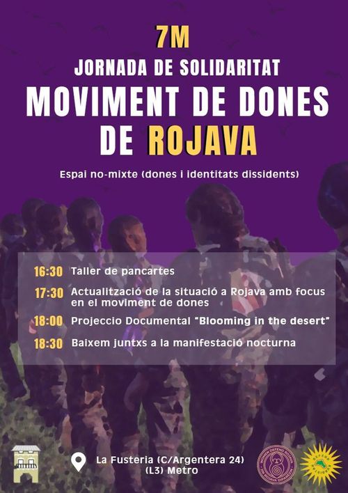Jornada de solidaritat: Moviment de dones de Rojava