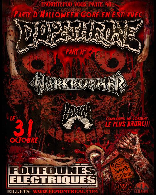 Party d'Halloween Gore en Esti