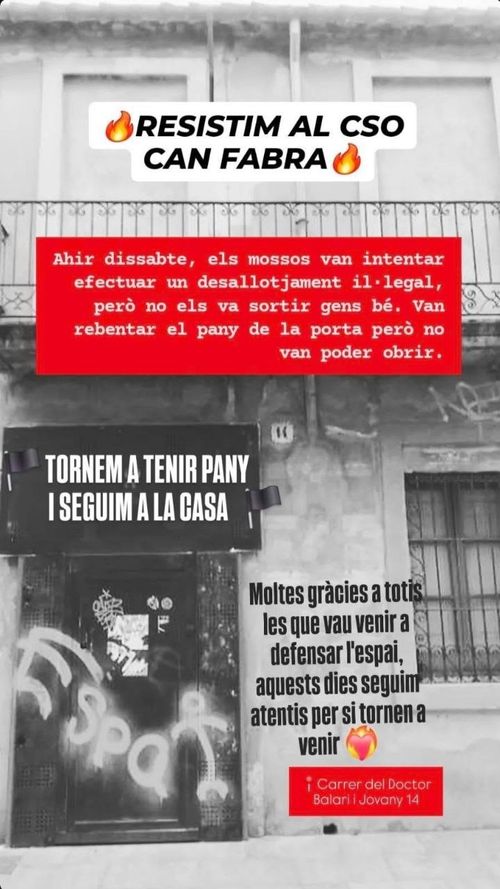🔥RESISTIM AL CSO CAN FABRA🔥