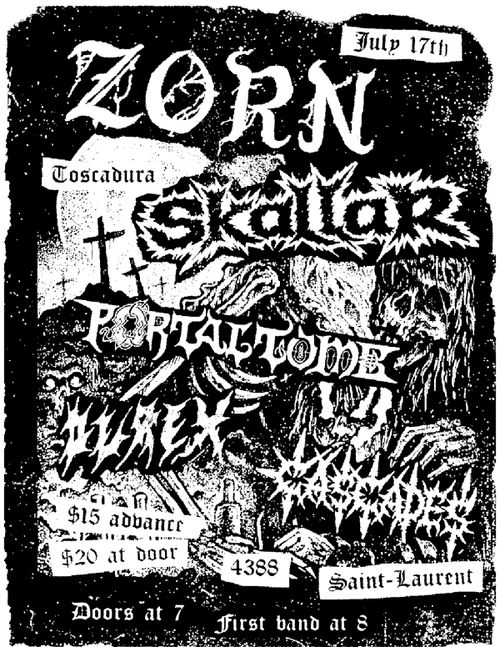 ZORN / SKALLAR / PORTAL TOMB / DUREX / CASCADES