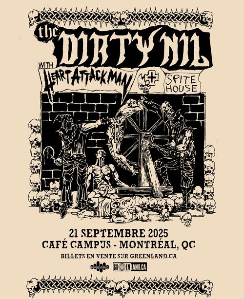 THE DIRTY NIL + HEART ATTACK MAN (usa) + SPITE HOUSE @ Petit Campus