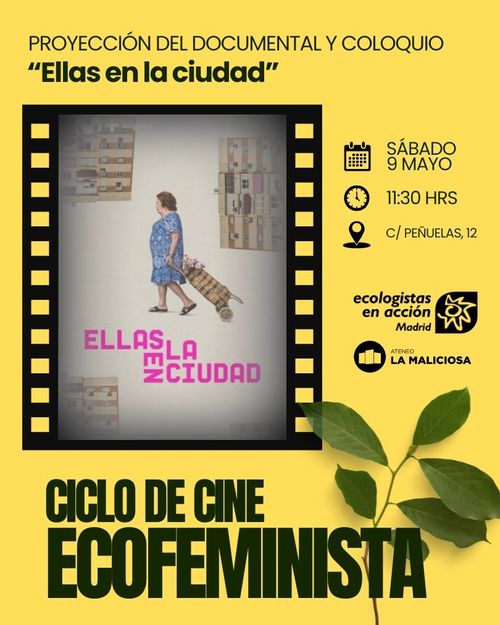 Ciclo de Cine Ecofeminista: “Ellas en la ciudad”