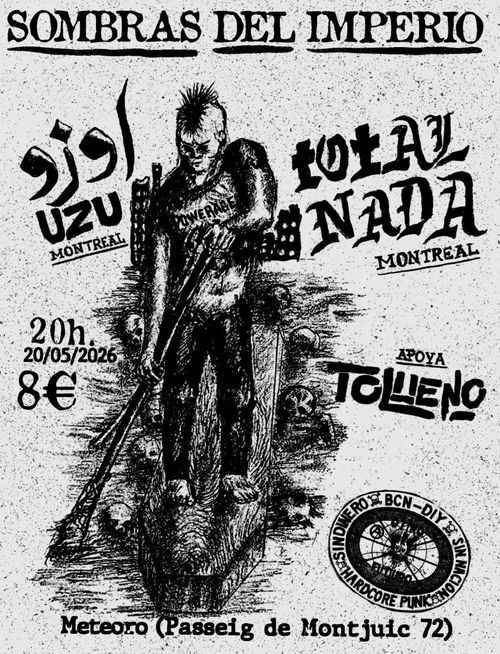 Concert punk: Uzu, Total Nada i Tolueno