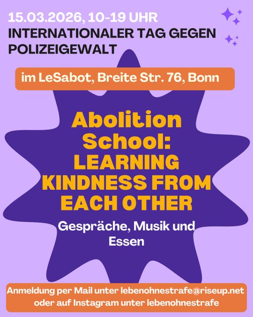 Abolition School: Learning kindness from each other