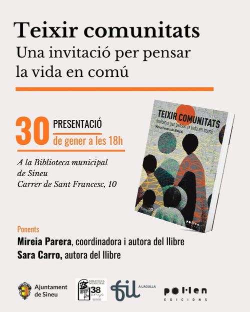 Presentació del llibre Teixint comunitats