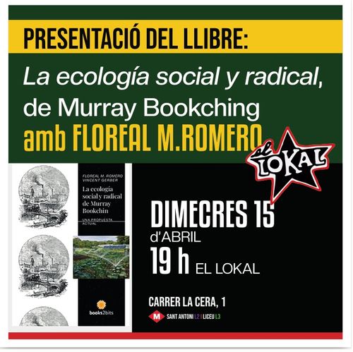Presentació del llibre: La ecología social y radical de Murray Bookching