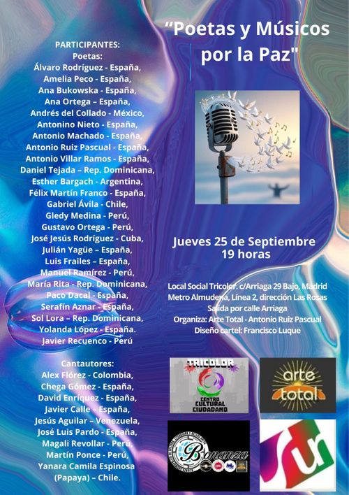 Poetas y músicos por la Paz