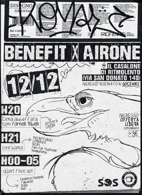 Evento benefit Airone 