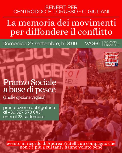 La memoria dei movimenti per diffondere il conflitto
