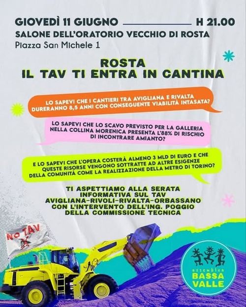 ROSTA IL TAV TI ENTRA IN CANTINA!