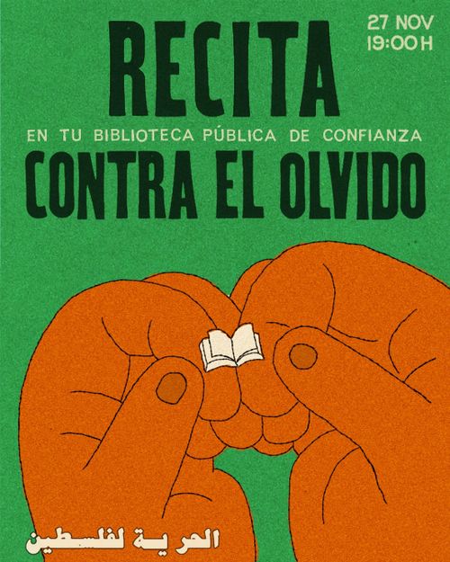 🇵🇸 Acción poética descentralizada: Recita contra el olvido