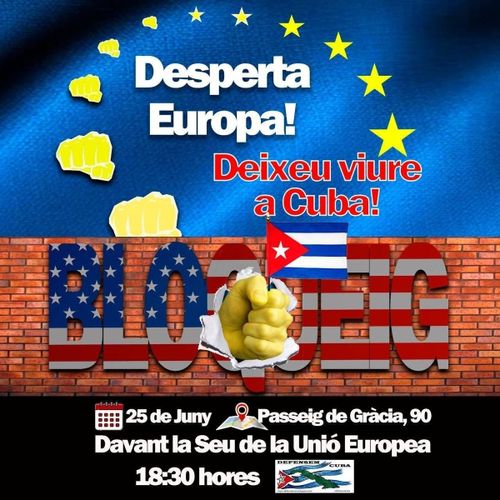 El 25J, deixeu viure a Cuba! Trenquem el bloqueig