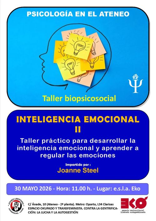 Psicología en el Ateneo: «Inteligencia emocional II»