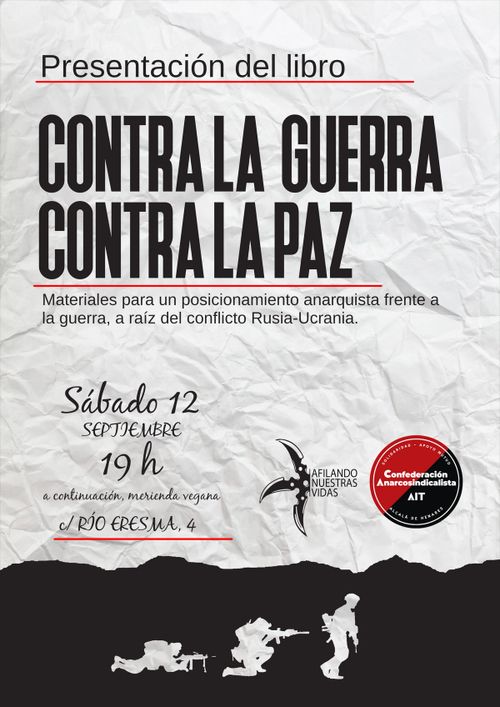 Presentación Contra la guerra, contra la paz