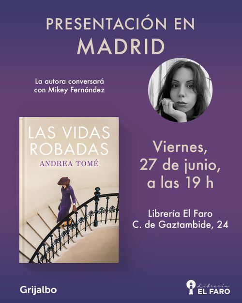 Presentación de la novela Las vidas robadas