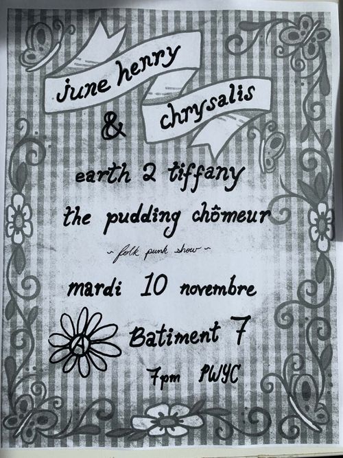 Tuesday Folk Punk show @Espace Tapage