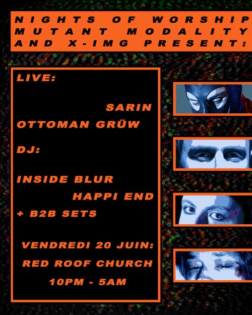ALL NIGHT with SARIN (live) + Ottoman Grüw (live) + Inside Blur (dj) + HAPPI END (dj)