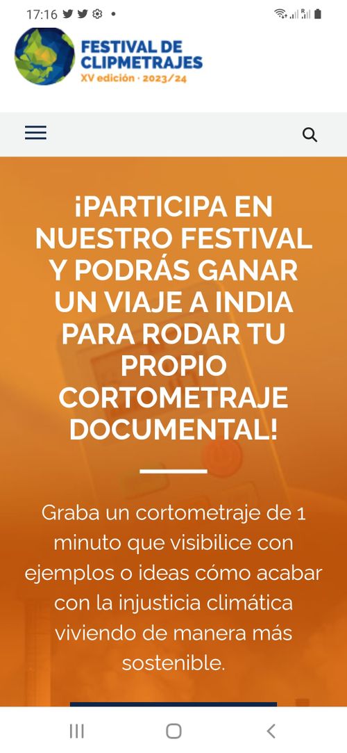 PARTICIPA EN EL FESTIVAL DE CLIPMETRAJES