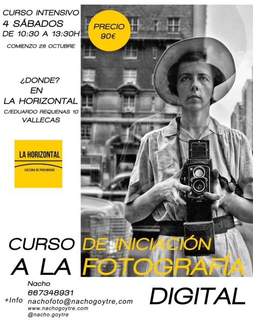 Cursi de Iniciación a la Fotografía 