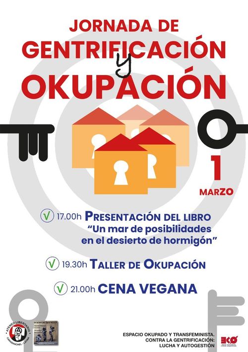 Jornada contra la gentrificación y por la okupación