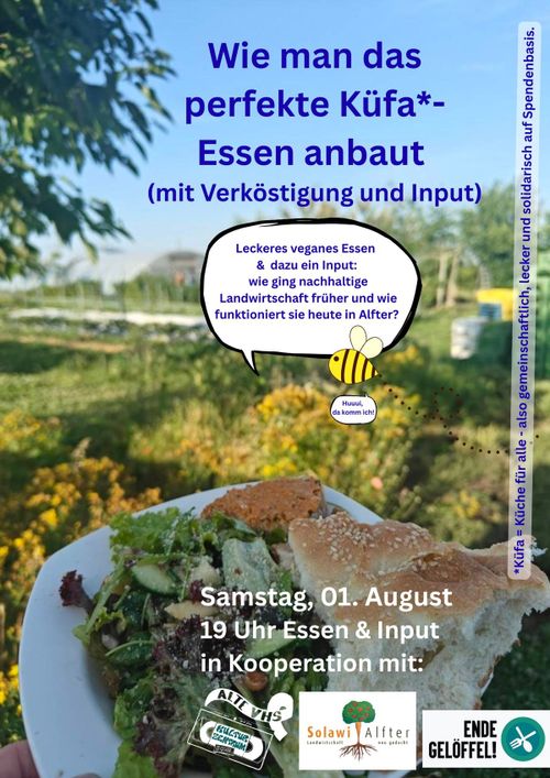 Wie man das perfekte Küfa-Essen anbaut (mit Verköstigung und Input)