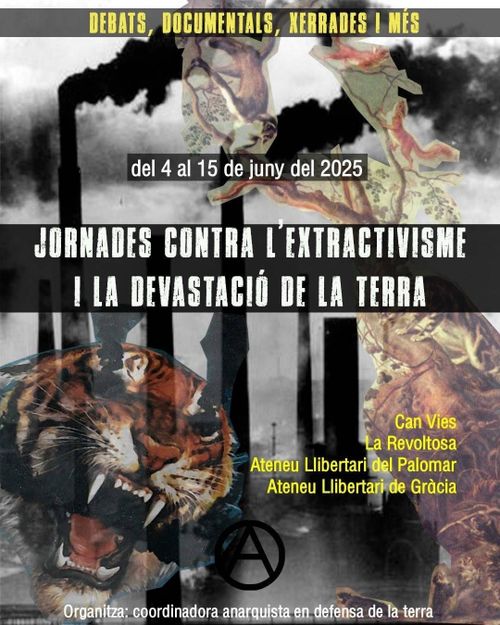 Jornades contra l'extractivisme i la devastació de la terra
