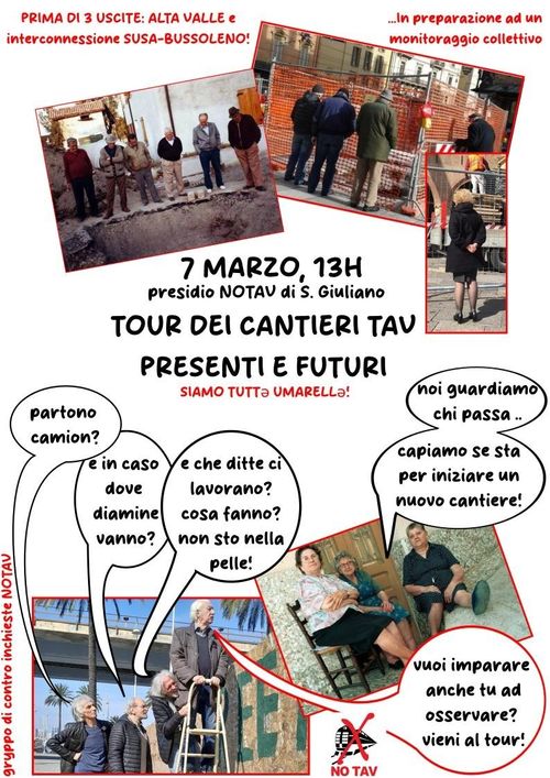 Siamo tuttə umarellə! Tour dei cantieri TAV presenti e futuri